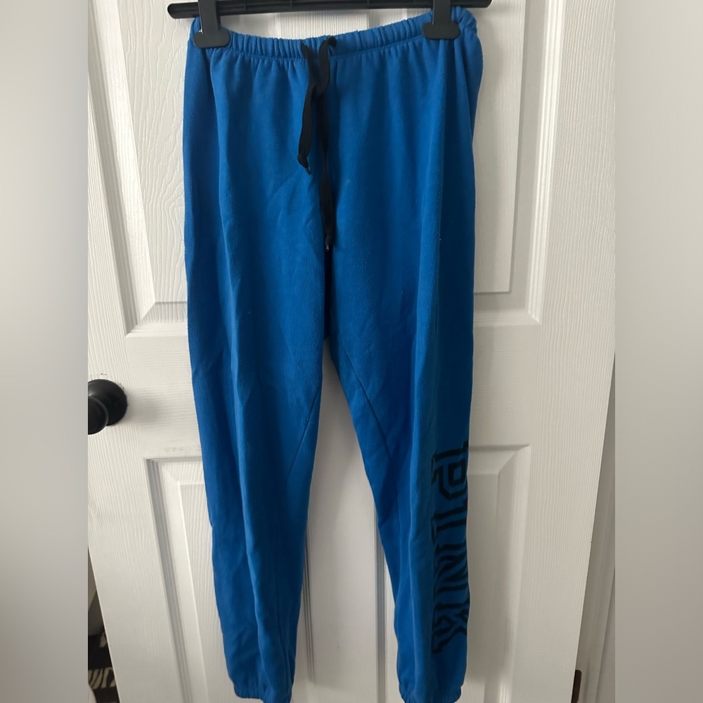 Royal blue PINK sweatpants